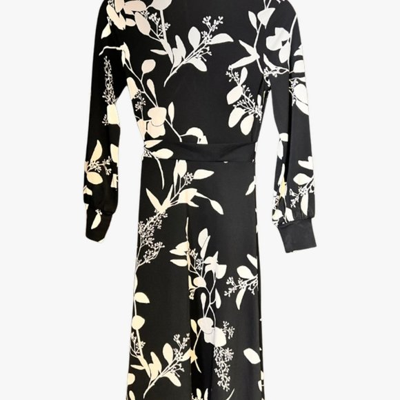 Wrap Stretchy Floral Print Dress - Picture 3 of 3